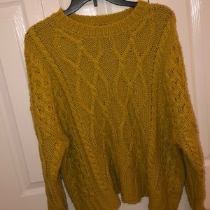 Warm yellow sweater